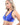SALE! 50% OFF! Firenze Activewear Sports Bra - Blue [MADE IN ITALY]